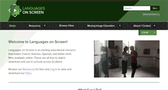 Desktop Screenshot of languagesonscreen.org.uk